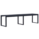 NNEVL Garden Bench 180 cm PS Board Black