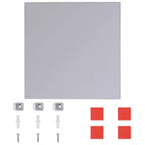 NNEVL Frameless Mirror Tiles Glass 16 pcs 20.5 cm