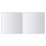 NNEVL 16 Piece Mirror Titles Multi-Shape Glass