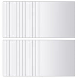 NNEVL 48 pcs Mirror Tiles Square Glass