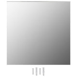 NNEVL Wall Mirrors 2 pcs 50x50 cm Square Glass