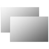 NNEVL Wall Mirrors 2 pcs 60x40 cm Rectangular Glass