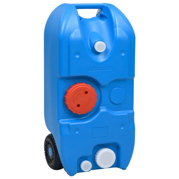 NNEVL Wheeled Water Tank for Camping 40 L Blue
