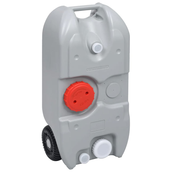 NNEVL Wheeled Water Tank for Camping 40 L Grey