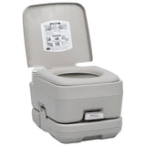 NNEVL Portable Camping Toilet Grey 10+10 L