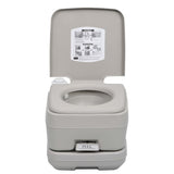 NNEVL Portable Camping Toilet Grey 10+10 L