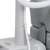 NNEVL Portable Camping Toilet and Handwash Stand Set Grey