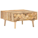 NNEVL Coffee Table 68x68x38 cm Solid Mango Wood