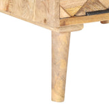 NNEVL Coffee Table 68x68x38 cm Solid Mango Wood