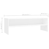 NNEVL TV Cabinet White 120x40x40 cm Engineered Wood