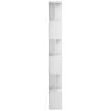 NNEVL Book Cabinet/Room Divider High Gloss White 80x24x192 cm