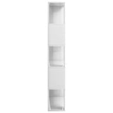 NNEVL Book Cabinet/Room Divider High Gloss White 31.5"x9.4"x62.6" Engineered Wood