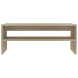 NNEVL Coffee Table Sonoma Oak 100x40x40 cm Engineered Wood