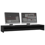 NNEVL Monitor Stand Black 100x24x13 cm Engineered Wood