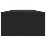 NNEVL Monitor Stand Black 100x24x13 cm Engineered Wood