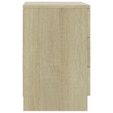NNEVL Bedside Cabinets 2 pcs Sonoma Oak 38x35x56 cm Engineered Wood