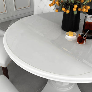 NNEVL Table Protector Transparent Ø 120 cm 2 mm PVC
