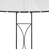 NNEVL Gazebo 300x290 cm White Round