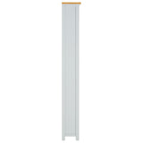 NNEVL 6-Tier Bookcase 80x22.5x170 cm Solid Oak Wood
