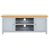 NNEVL TV Cabinet 120x35x48 cm Solid Oak Wood