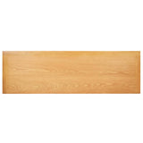 NNEVL TV Cabinet 120x35x48 cm Solid Oak Wood