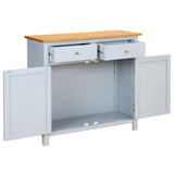 NNEVL Sideboard 90x33.5x83 cm Solid Oak Wood