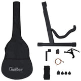 NNEVL 12 Piece Classical Guitar Beginner Set Blue 4/4 39"