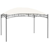 NNEVL Garden Gazebo 4x3 m Cream 180 g/m²