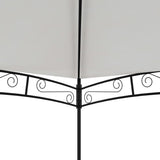 NNEVL Garden Gazebo 4x3 m Cream 180 g/m²