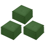 NNEVL Fall Protection Tiles 18 pcs Rubber 50x50x3 cm Green
