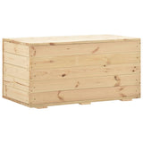 NNEVL Storage Box 100x54x50.7 cm Solid Pine Wood
