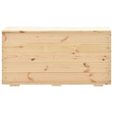 NNEVL Storage Box 100x54x50.7 cm Solid Pine Wood