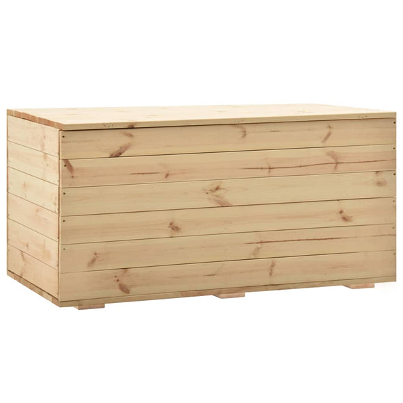 NNEVL Storage Box 120x63x60 cm Solid Wood Pine