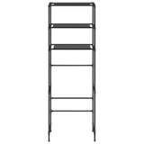 NNEVL 3-Tier Storage Rack over Toilet Black 53x28x169 cm