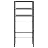 NNEVL 3-Tier Storage Rack over Laundry Machine Black 69x28x169 cm