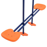 NNEVL Swing Set with Gymnastic Rings and 4 Seats Steel