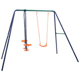 NNEVL Swing Set with 3 Seats Steel