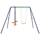 NNEVL Swing Set with 3 Seats Steel