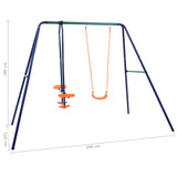 NNEVL Swing Set with 3 Seats Steel