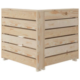 NNEVL Garden 2 Seater Pallet Sofa Wood