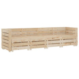 NNEVL Garden 4-Seater Pallet Sofa Wood