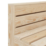 NNEVL 7 Piece Garden Lounge Set Pallets Wood