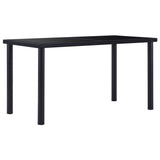 NNEVL 9 Piece Dining Set Faux Leather Blue