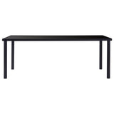 NNEVL 11 Piece Dining Set Faux Leather Green