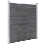 NNEVL Garden Fence WPC 526x186 cm Grey
