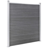 NNEVL Garden Fence WPC 872x186 cm Grey