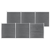 NNEVL Garden Fence WPC 1045x186 cm Grey