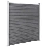 NNEVL Garden Fence WPC 1045x186 cm Grey