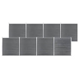 NNEVL Garden Fence WPC 1391x186 cm Grey