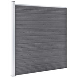 NNEVL Garden Fence WPC 1391x186 cm Grey
